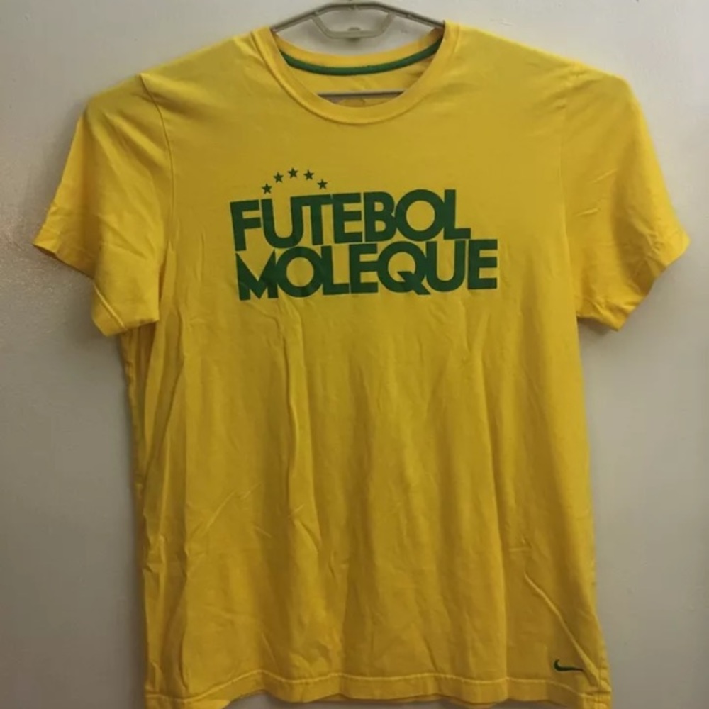 Nike Slim Fit XXL Futebol Moleque CBF Brasil Tee